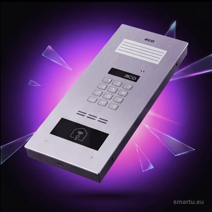 ACO INSPIRO 12+ G2 panel domofonowy cyfrowy 1020 lokali mała lista czytnik RFID Master Slave