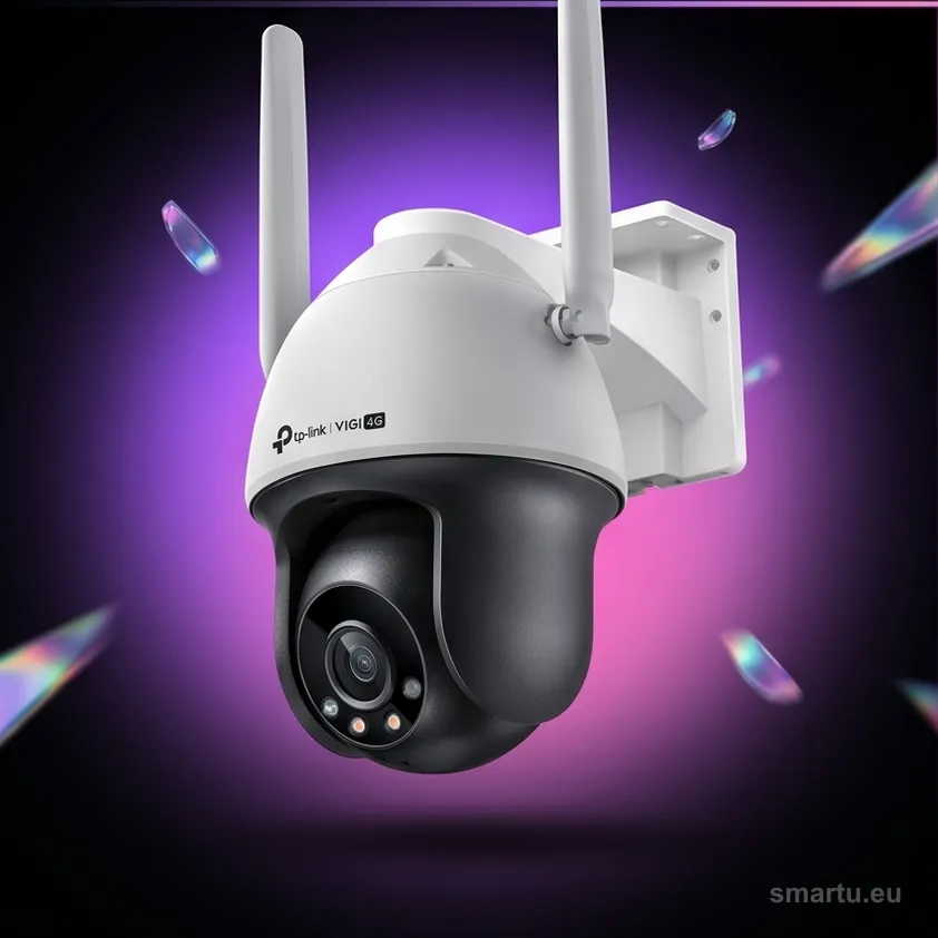 TP-Link VIGI C540-4G kamera IP 4G LTE 4MP obrotowa outdoor pełne kolory noc zasięg 30m TP-Link VIGI C540-4G kamera IP 4G LTE 4MP obrotowa outdoor pełne kolory noc zasięg 30m