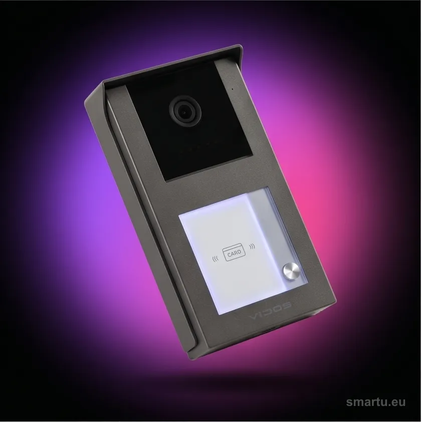 VIDOS 2IP S201-1 stacja bramowa wideodomofon IP Full HD RFID MIFARE kat 125 stopni IP54 jednorodzinny VIDOS 2IP S201-1 stacja bramowa wideodomofon IP Full HD RFID MIFARE kat 125 stopni IP54 jednorodzinny