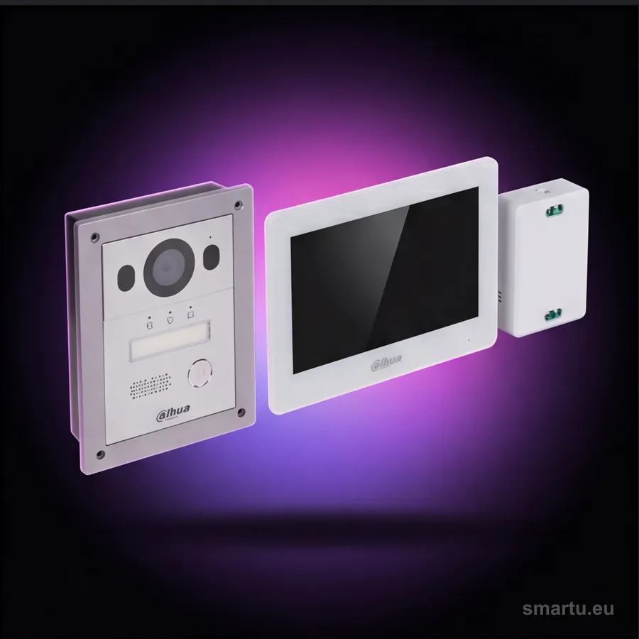 Dahua KTX01(S) zestaw wideodomofonu 2-wire natynkowy WiFi monitor 7 cali VTH5123H-W VTO2003F Dahua KTX01(S) zestaw wideodomofonu 2-wire natynkowy WiFi monitor 7 cali VTH5123H-W VTO2003F