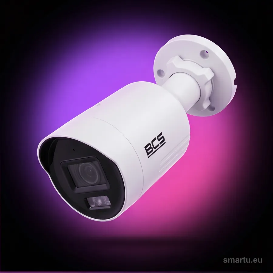 BCS VIEW BCS-V-TIP24FCR4L4-Ai2 kamera IP tubowa 4Mpx NightColor LED 40m WDR AI mikrofon BCS VIEW BCS-V-TIP24FCR4L4-Ai2 kamera IP tubowa 4Mpx NightColor LED 40m WDR AI mikrofon