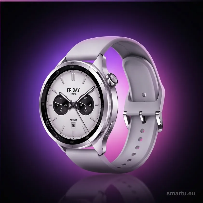 Xiaomi Watch S4 srebrny smartwatch AMOLED 1.43 cala GPS NFC Bluetooth 5.3 HyperOS 2