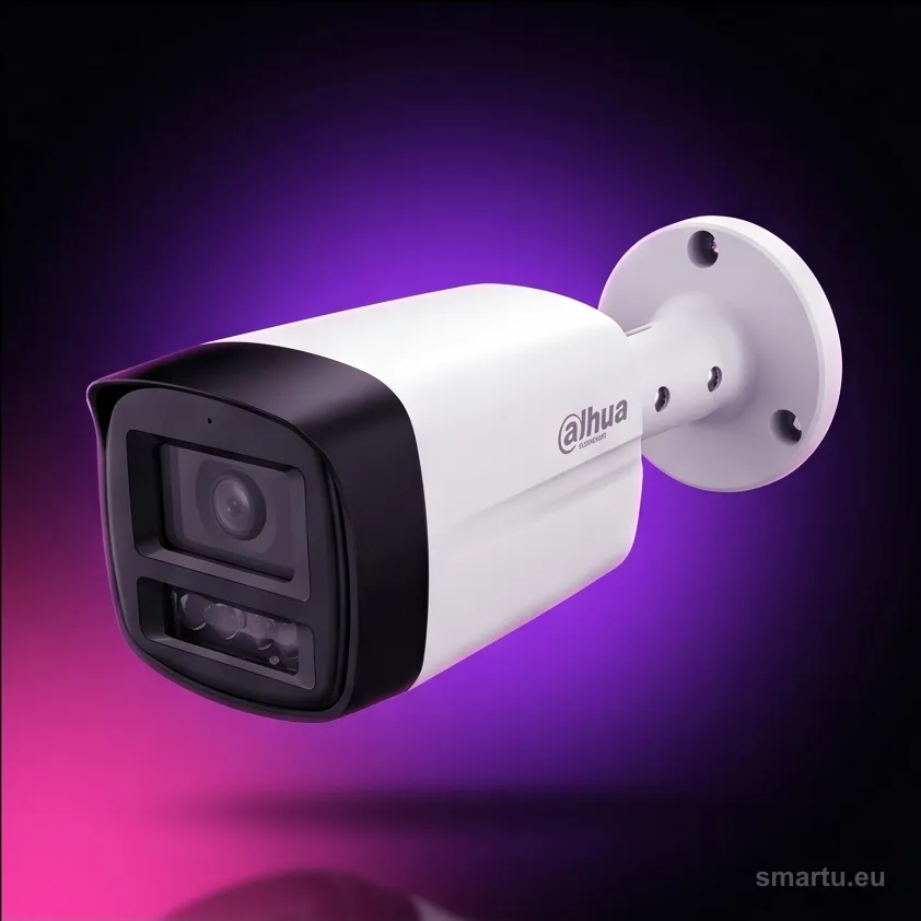 Dahua HAC-HFW1509TLM-A-LED 5MP kamera 4w1 Full-color, szeroki obiektyw 2.8 mm, mikrofon, IP67 Dahua HAC-HFW1509TLM-A-LED 5MP kamera 4w1 Full-color, szeroki obiektyw 2.8 mm, mikrofon, IP67