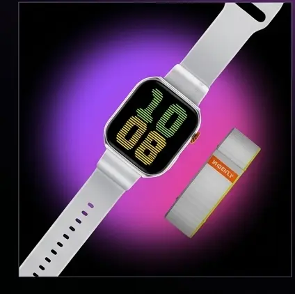 Weofly Edge 2 srebrny smartwatch AMOLED 1.85″ zakrzywiony, Bluetooth rozmowy, 3ATM, 100+ sportów, 400 mAh do 10 dni - galeria 5 | smartu.eu Weofly Edge 2 srebrny smartwatch AMOLED 1.85″ zakrzywiony, Bluetooth rozmowy, 3ATM, 100+ sportów, 400 mAh do 10 dni - galeria 5 | smartu.eu