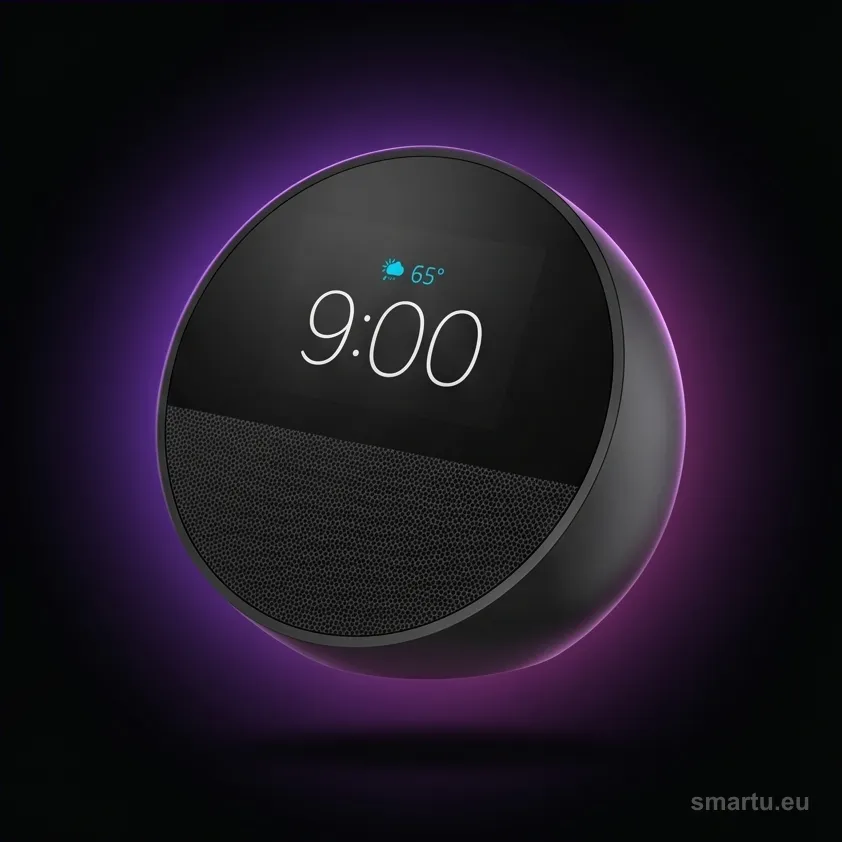 Głośnik inteligentny Amazon Echo Spot (2024) Czarny Głośnik inteligentny Amazon Echo Spot (2024) Czarny