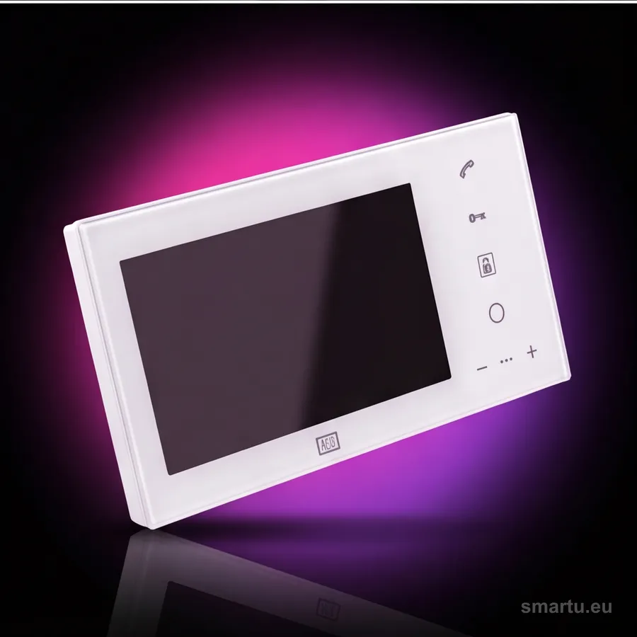 ACO INS-MP7 WH biały monitor wideodomofonu INSPIRO 7 cali LCD TFT zasilanie 15V cyfrowy