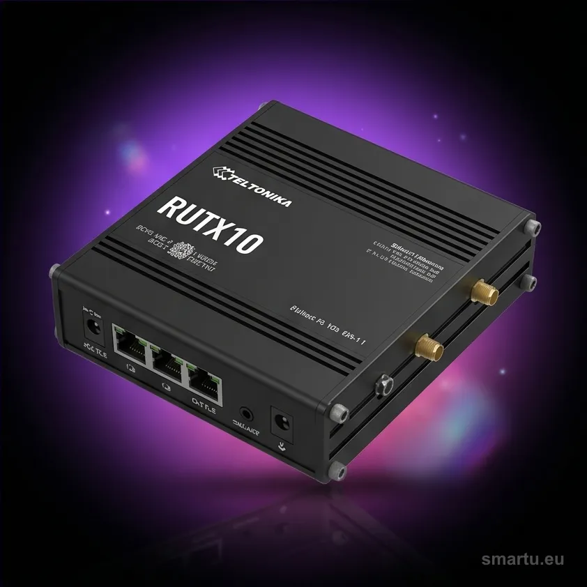 Teltonika RUTX10 router przemysłowy Gigabit WiFi 5 dual band 4xLAN RUTX10000000 Teltonika RUTX10 router przemysłowy Gigabit WiFi 5 dual band 4xLAN RUTX10000000