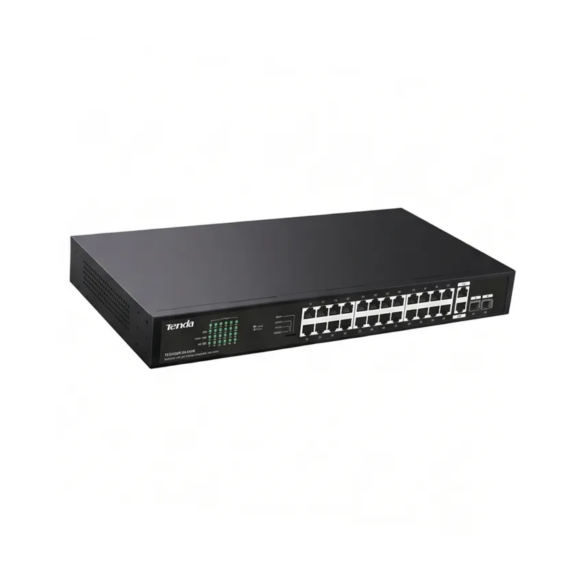 SWITCH POE TENDA TEG1128P-24-410W SWITCH POE TENDA TEG1128P-24-410W