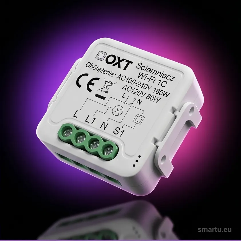 Moduł OXT mini ściemniacz 1 obwód WiFi TUYA T225 Moduł OXT mini ściemniacz 1 obwód WiFi TUYA T225
