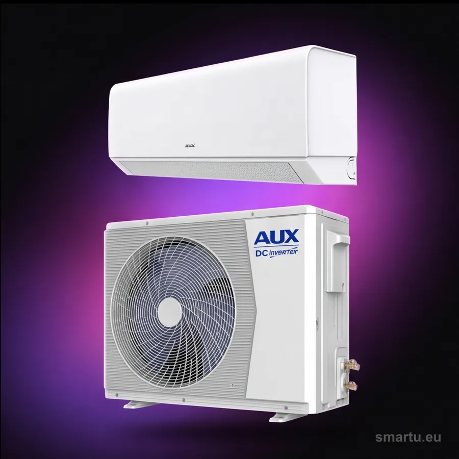 AUX C-SMART White AUX-09CAA klimatyzator split 2.7 kW inverter Wi-Fi pompa ciepla R32 A++ — ujęcie 1
