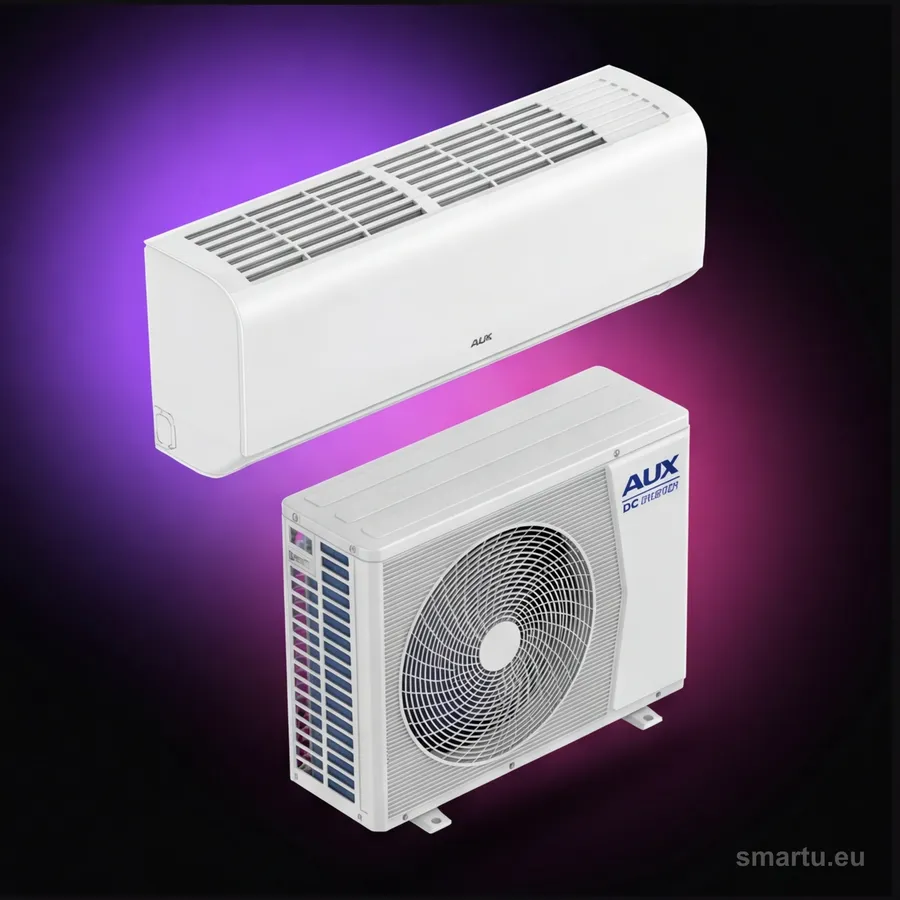 AUX C-SMART White AUX-12CAA klimatyzator split 3.5 kW pompa ciepła inverter R32 A++ Wi-Fi UV — ujęcie 1