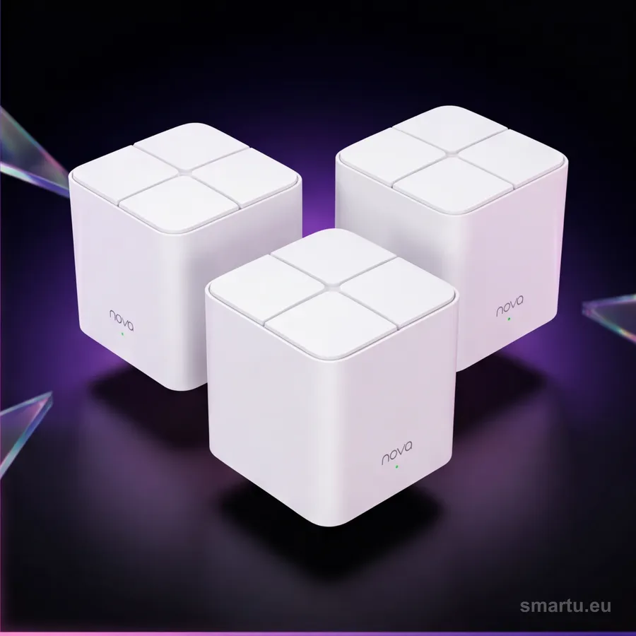 Tenda Nova EX3 zestaw 3 WiFi 6 mesh AX1500, zasięg do 300 m2, dla ponad 80 urządzeń Tenda Nova EX3 zestaw 3 WiFi 6 mesh AX1500, zasięg do 300 m2, dla ponad 80 urządzeń