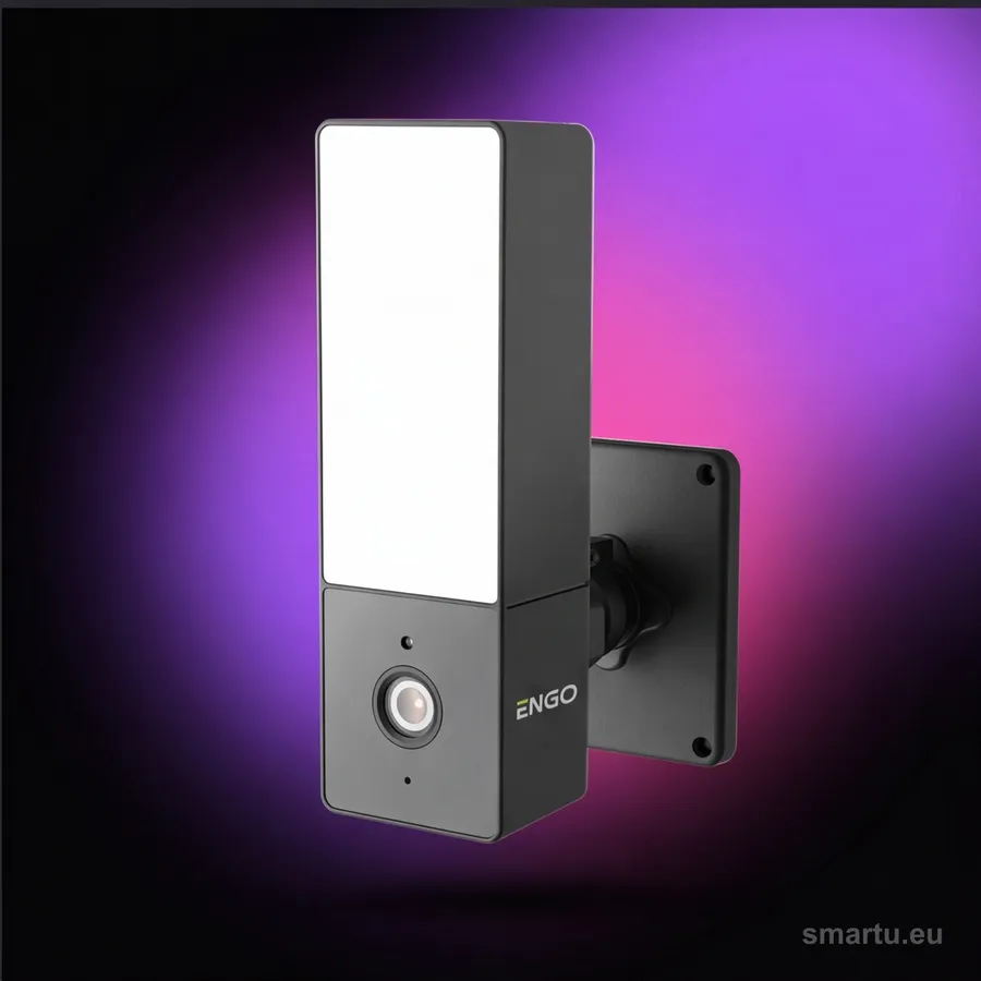 ENGO Controls ECAM-L1 smart kamera Wi-Fi ze źródłem światła 4 Mpx, IP65, dwukierunkowy dźwięk, app ENGO Controls ECAM-L1 smart kamera Wi-Fi ze źródłem światła 4 Mpx, IP65, dwukierunkowy dźwięk, app