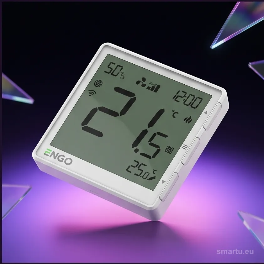 ENGO Controls EFAN-24W biały podtynkowy regulator klimakonwektora WiFi 24V Modbus fan-coil sterownik ENGO Controls EFAN-24W biały podtynkowy regulator klimakonwektora WiFi 24V Modbus fan-coil sterownik
