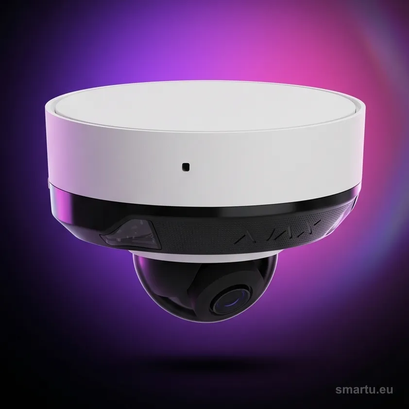 Ajax DomeCam Mini 5MP 2.8mm biały kamera IP AI kopułka szklana PoE microSD NVR NDAA Ajax DomeCam Mini 5MP 2.8mm biały kamera IP AI kopułka szklana PoE microSD NVR NDAA