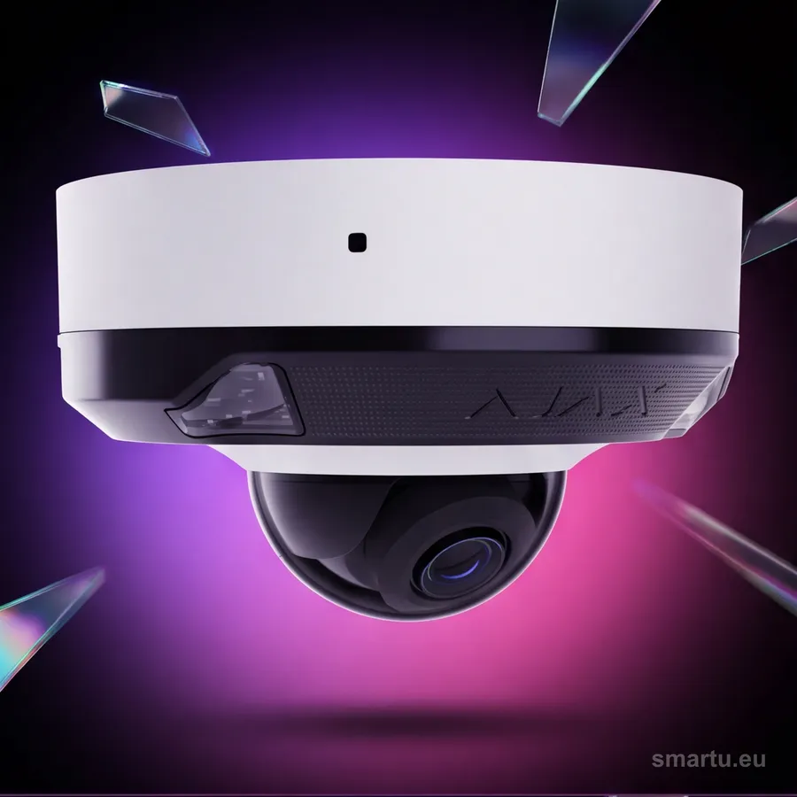 Ajax DomeCam Mini 8Mp 4mm biały kamera IP kopułkowa szklana 8EU IP65 AI IR PoE NDAA monitoring Ajax DomeCam Mini 8Mp 4mm biały kamera IP kopułkowa szklana 8EU IP65 AI IR PoE NDAA monitoring
