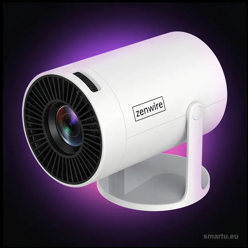 Przenośny Projektor Zenwire R1 Full HD Android Wifi Bluetooth Obrotowy Przenośny Projektor Zenwire R1 Full HD Android Wifi Bluetooth Obrotowy