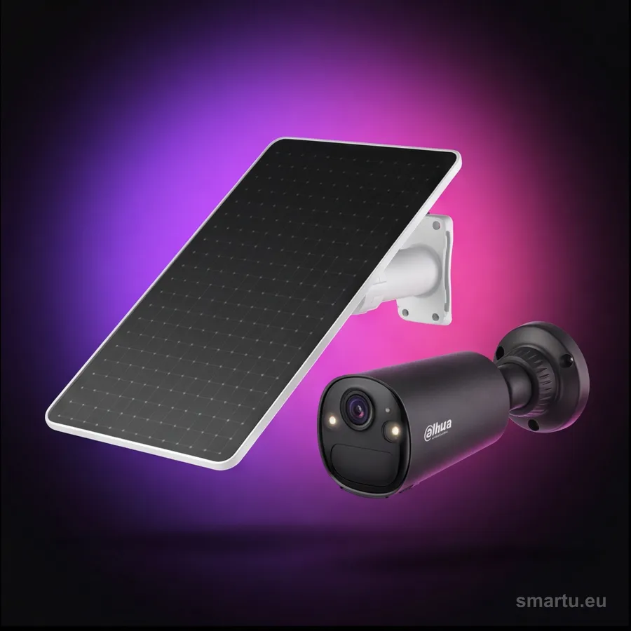 Zestaw Dahua KIT/BF4CA-0210B-XL/M0508, kamera WiFi 4 Mpx z panelem solarnym 8W i baterią 10000 mAh Zestaw Dahua KIT/BF4CA-0210B-XL/M0508, kamera WiFi 4 Mpx z panelem solarnym 8W i baterią 10000 mAh