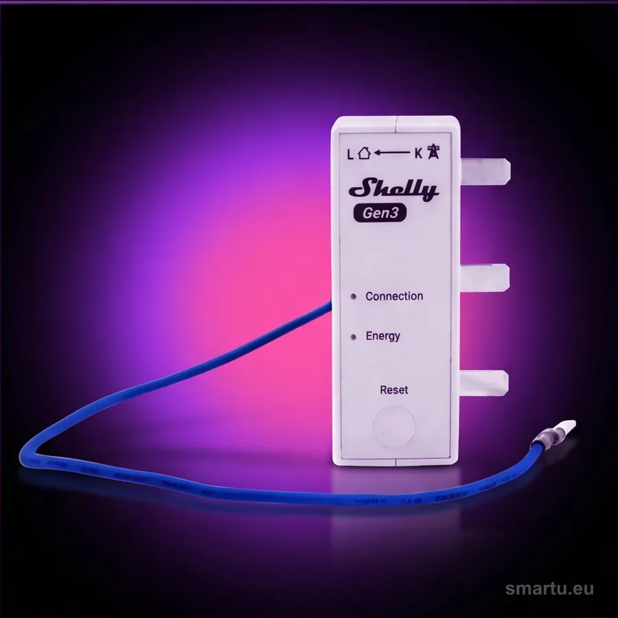 Shelly 3EM-63T Gen3 licznik energii 3-fazowy WiFi, płaskie terminale, pomiar do 63 A, DIN, MQTT Shelly 3EM-63T Gen3 licznik energii 3-fazowy WiFi, płaskie terminale, pomiar do 63 A, DIN, MQTT