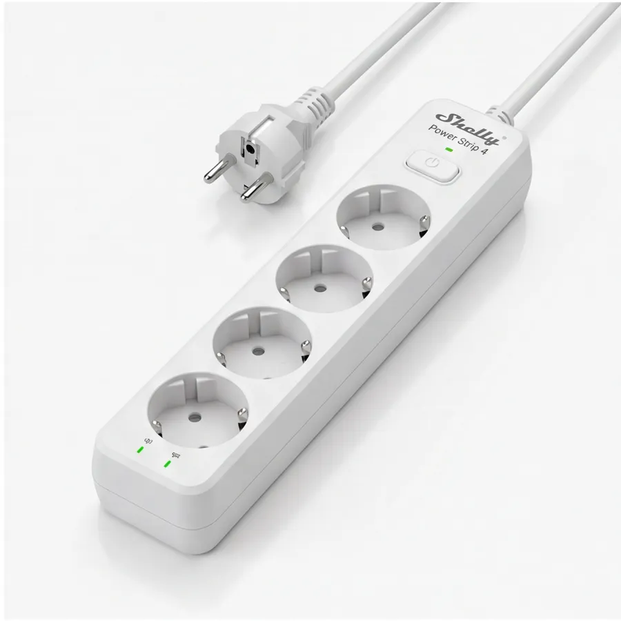 Shelly Power Strip 4 Gen4 White Shelly Power Strip 4 Gen4 White