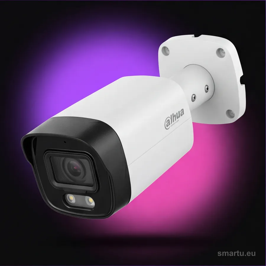 Dahua HAC-HFW1801RM-IL-A kamera 4w1 tubowa 8MP 4K, Smart Dual Light, IR i światło białe, IP67 Dahua HAC-HFW1801RM-IL-A kamera 4w1 tubowa 8MP 4K, Smart Dual Light, IR i światło białe, IP67
