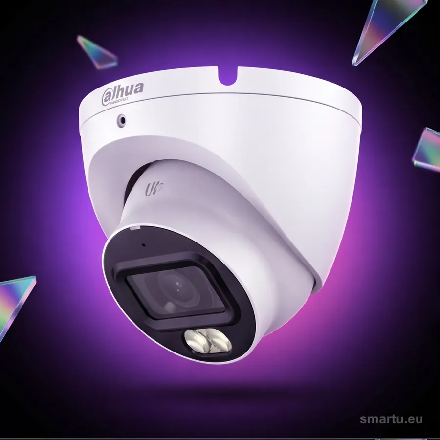 Dahua HAC-HDW1801TLM-IL-A kamera kopułowa 8 Mpx 4K HDCVI 4w1, Smart Dual Light, mikrofon, IP67 Dahua HAC-HDW1801TLM-IL-A kamera kopułowa 8 Mpx 4K HDCVI 4w1, Smart Dual Light, mikrofon, IP67