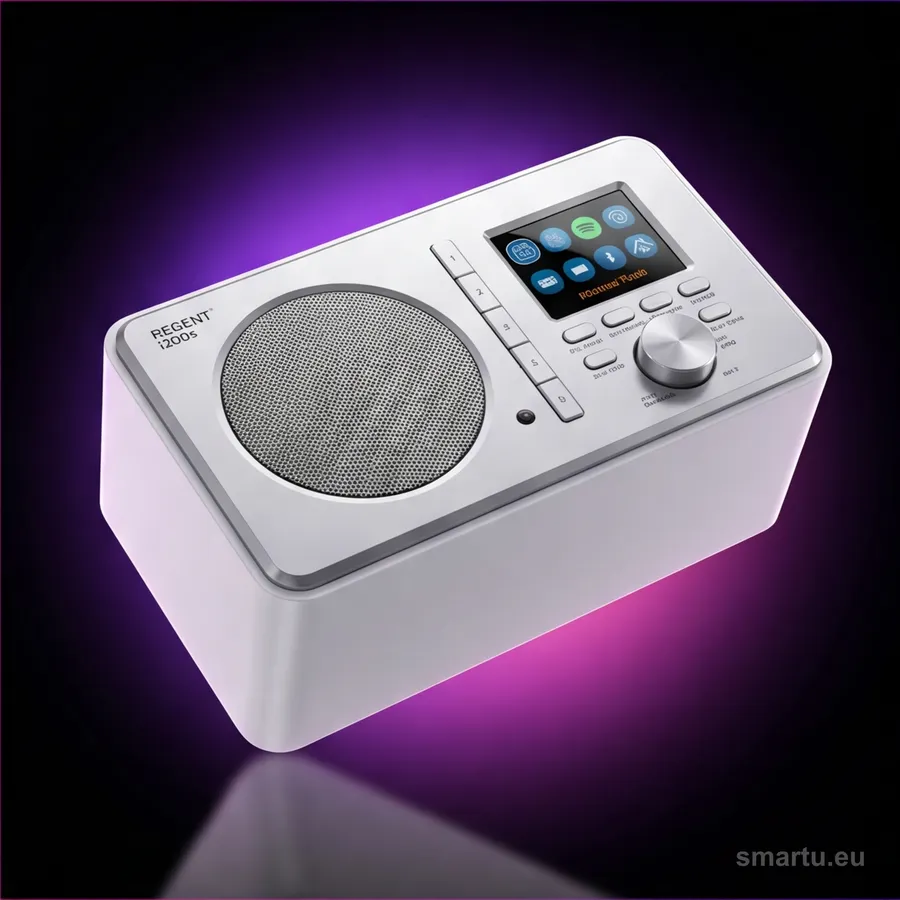 Radio internetowe Ferguson Regent i200s grafitowe DAB+ FM Spotify Bluetooth WiFi Radio internetowe Ferguson Regent i200s grafitowe DAB+ FM Spotify Bluetooth WiFi