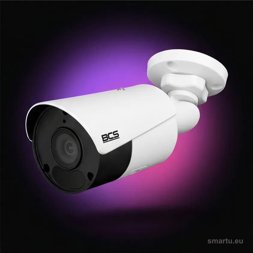 Kamera IP BCS Point BCS-P-TIP14FSR5-Ai tubowa 4 Mpx 2.8mm IR 50m IP67 z mikrofonem Kamera IP BCS Point BCS-P-TIP14FSR5-Ai tubowa 4 Mpx 2.8mm IR 50m IP67 z mikrofonem