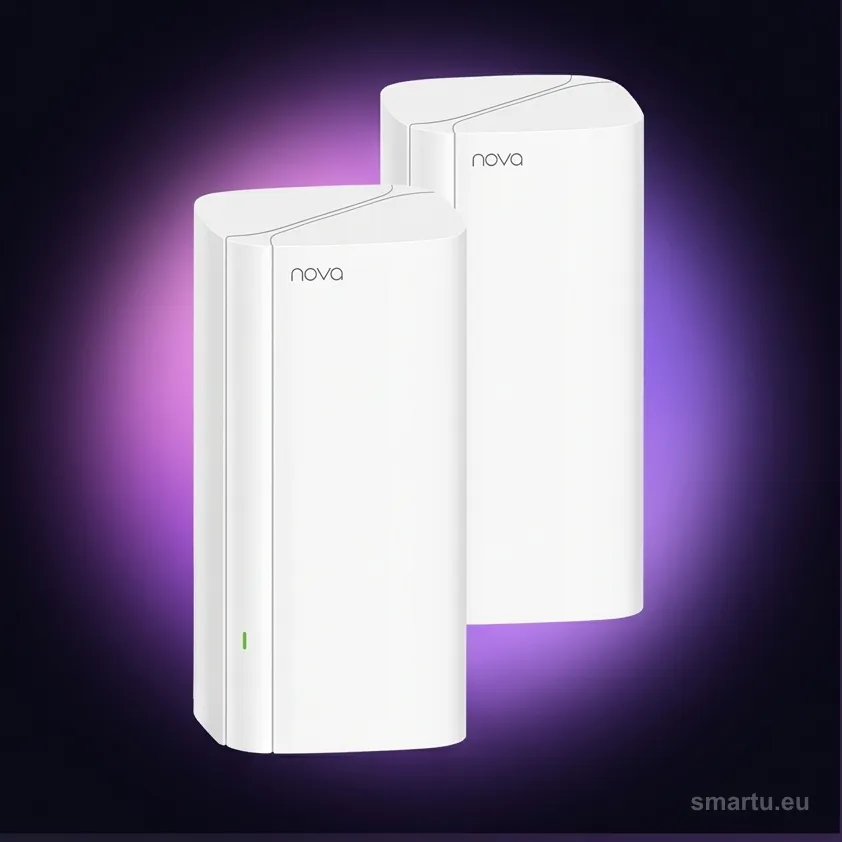 System mesh Tenda Nova EX12 2-pack, WiFi 6 AX3000, do 470 m2, 3x Gigabit na węzeł System mesh Tenda Nova EX12 2-pack, WiFi 6 AX3000, do 470 m2, 3x Gigabit na węzeł