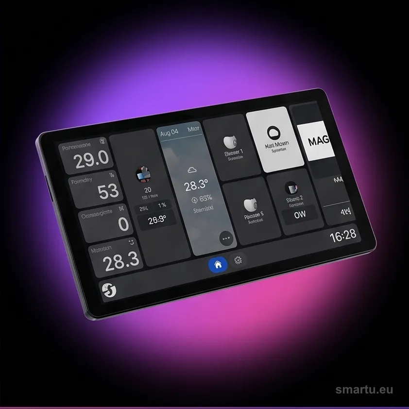 Shelly Wall Display X2i Black panel dotykowy 6,95″ WiFi 6 Bluetooth 5.0 smart home Shelly Wall Display X2i Black panel dotykowy 6,95″ WiFi 6 Bluetooth 5.0 smart home