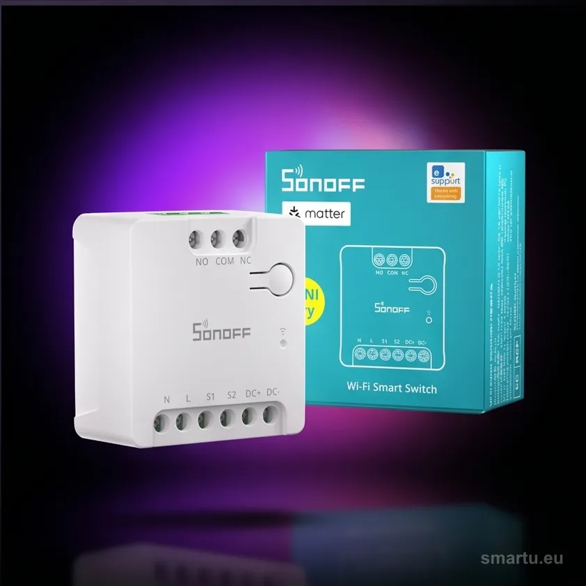 Przełącznik SONOFF MINI-D Matter Wi-Fi AC/DC 12-48V Przełącznik SONOFF MINI-D Matter Wi-Fi AC/DC 12-48V