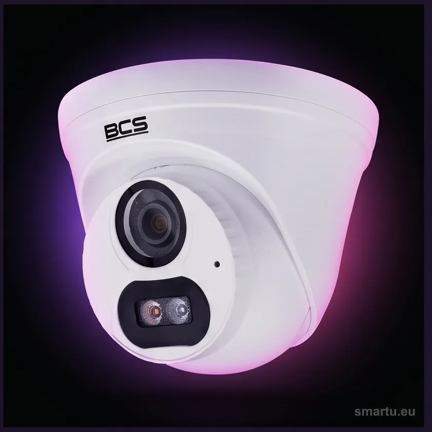 Kamera IP kopułkowa BCS Point BCS-P-EIP14FSR3L3-Ai 4 Mpx 2.8mm IR i WhiteLight 30m PoE AI Kamera IP kopułkowa BCS Point BCS-P-EIP14FSR3L3-Ai 4 Mpx 2.8mm IR i WhiteLight 30m PoE AI