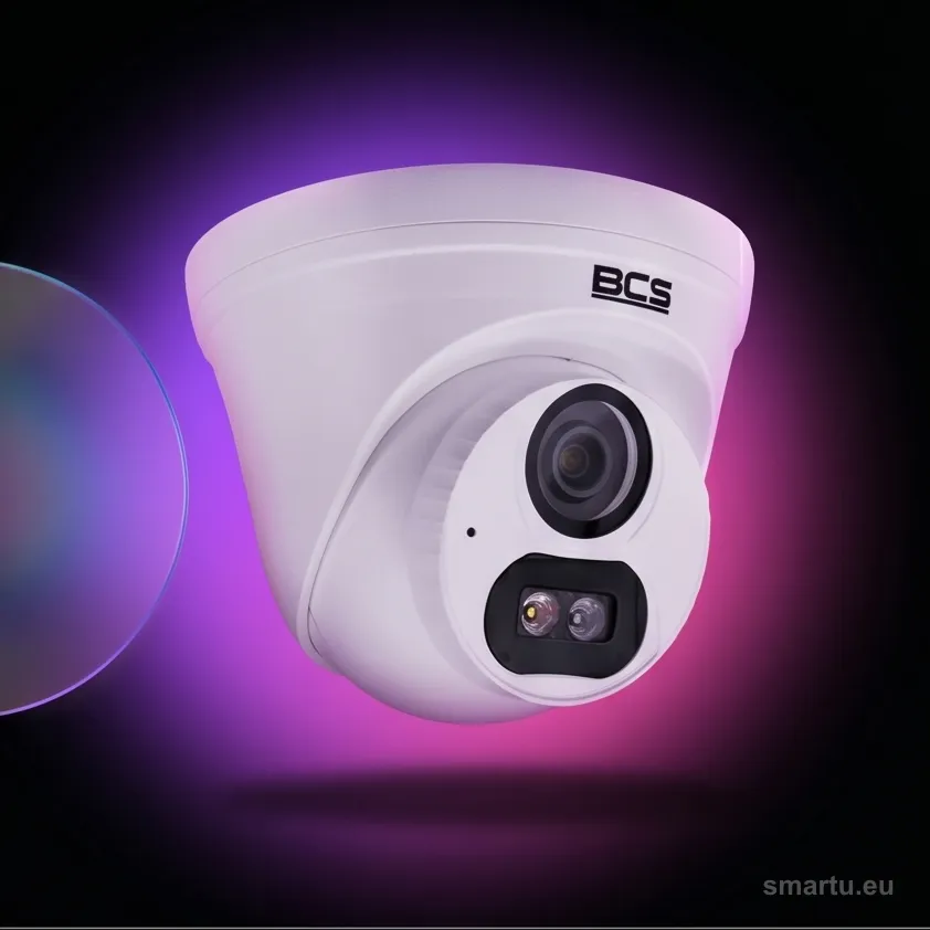 Kamera IP BCS Point BCS-P-EIP14FSR3L3-Ai1 4 Mpx, 2.8 mm, IR i światło białe 30 m, AI Kamera IP BCS Point BCS-P-EIP14FSR3L3-Ai1 4 Mpx, 2.8 mm, IR i światło białe 30 m, AI
