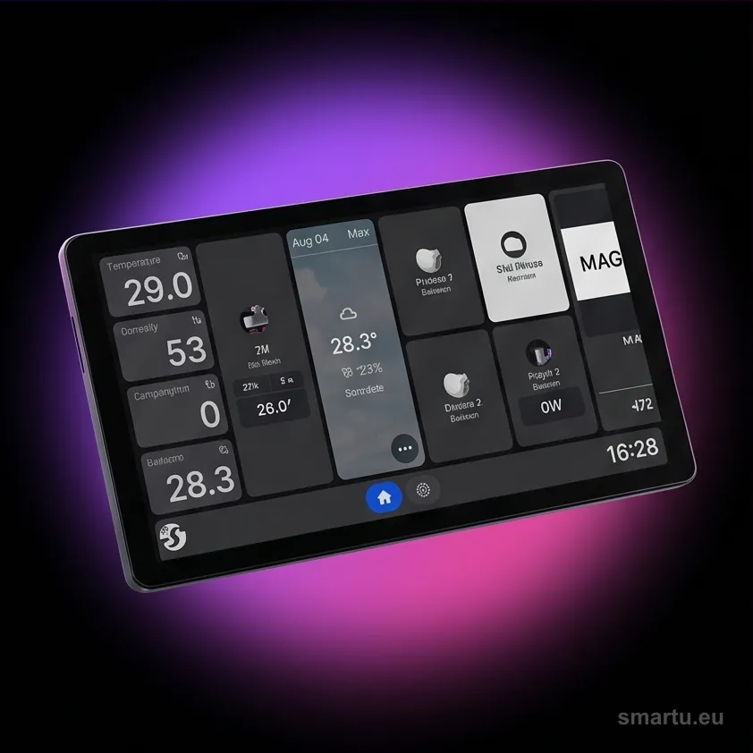 Shelly Wall Display X2i srebrny 6,95 cala ekran dotykowy Wi-Fi 6 Bluetooth smart home Shelly Wall Display X2i srebrny 6,95 cala ekran dotykowy Wi-Fi 6 Bluetooth smart home