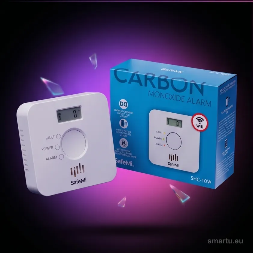 SAFEMI Czujnik dymu, WiFi, Gwarancja 3 lata SHC-10W SAFEMI Czujnik dymu, WiFi, Gwarancja 3 lata SHC-10W