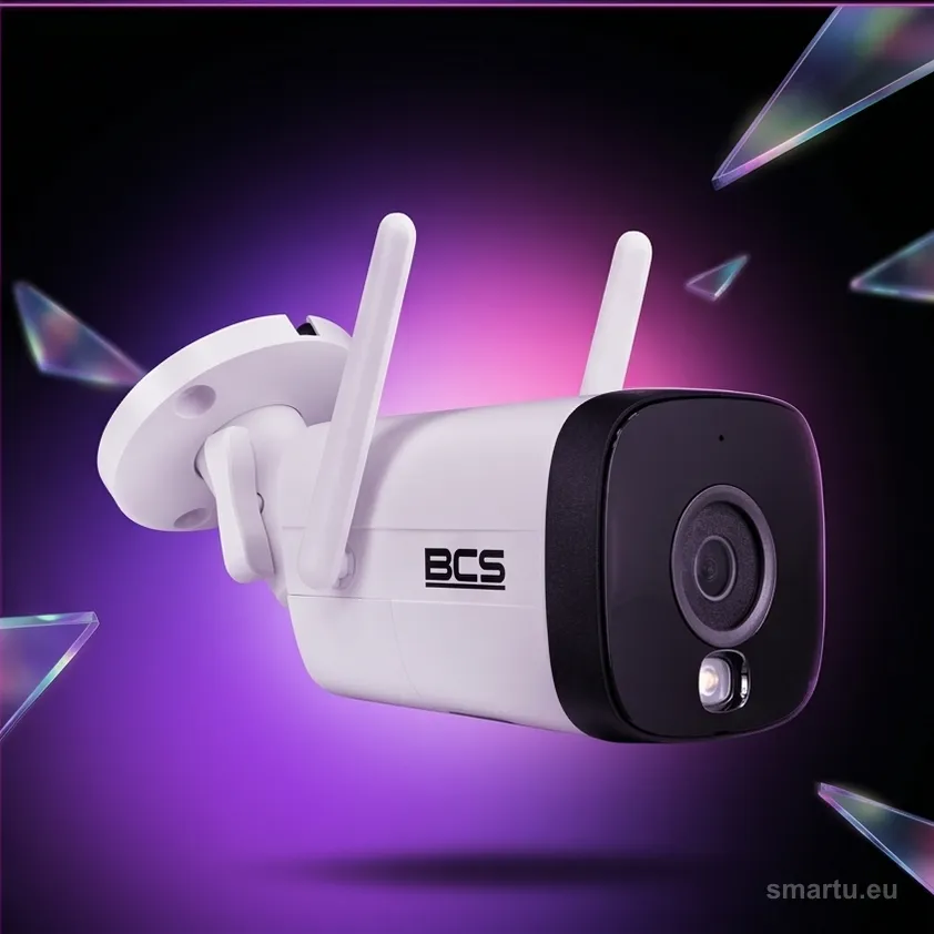 BCS LINE BCS-L-TIP15FSR3L3-W-Ai kamera IP tubowa 5Mpx NightColor LED IR 30m AI biała PoE microSD BCS LINE BCS-L-TIP15FSR3L3-W-Ai kamera IP tubowa 5Mpx NightColor LED IR 30m AI biała PoE microSD