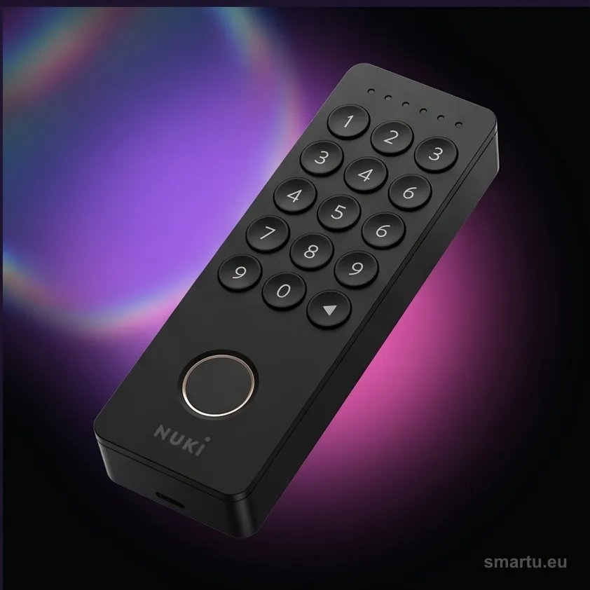 NUKI Keypad 2 NFC klawiatura do zamka Bluetooth 5.0 kod PIN odcisk palca NFC IP54 EAN 9120072084515 NUKI Keypad 2 NFC klawiatura do zamka Bluetooth 5.0 kod PIN odcisk palca NFC IP54 EAN 9120072084515