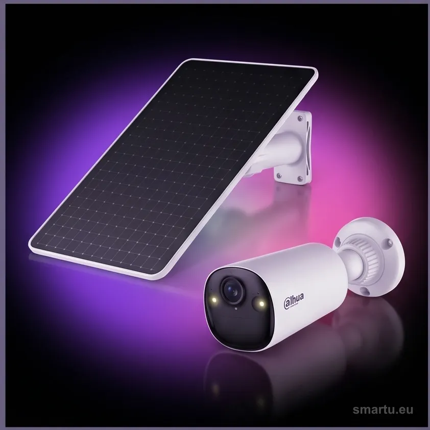 Zestaw Dahua BF8CP-XL/M0508 kamera WiFi 8MP solarna, bateria, panel słoneczny, IP66, AOV Zestaw Dahua BF8CP-XL/M0508 kamera WiFi 8MP solarna, bateria, panel słoneczny, IP66, AOV