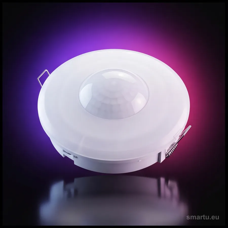 SATEL SLIM-S-DUAL-PRO BUS, sufitowa dualna czujka ruchu PIR+MW, antymasking, montaż nawierzchniowy, magistrala SATEL SLIM-S-DUAL-PRO BUS, sufitowa dualna czujka ruchu PIR+MW, antymasking, montaż nawierzchniowy, magistrala