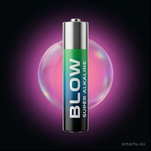BLOW Bateria SUPER ALKALINE AAA LR3, alkaliczne paluszki 1.5V, blister 4 sztuki, do pilotów, zabawek, zegarów — ujęcie 1
