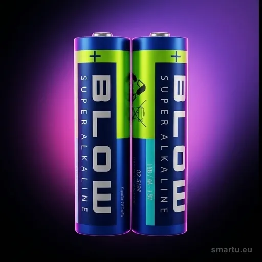 BLOW SUPER ALKALINE AA LR6 1.5V bateria alkaliczna 2 sztuki do aparatów, zabawek, pilotów, latarek, zegarów — ujęcie 1