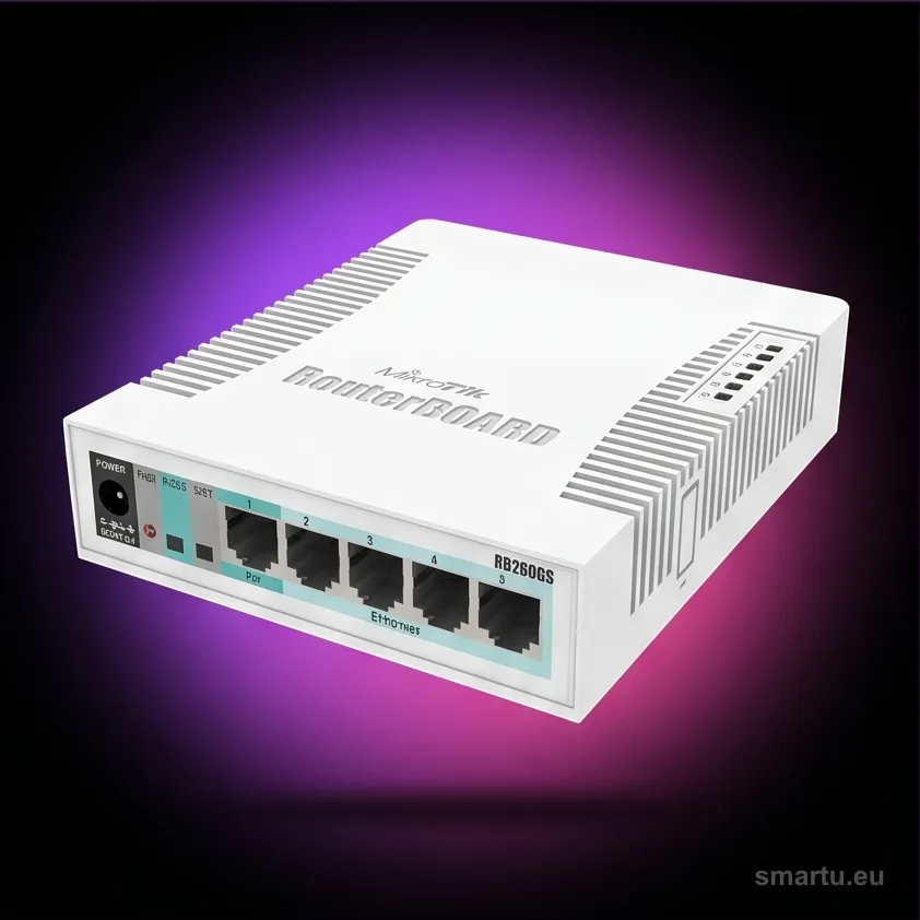 MIKROTIK ROUTERBOARD CSS106-5G-1S (RB260GS) MIKROTIK ROUTERBOARD CSS106-5G-1S (RB260GS)