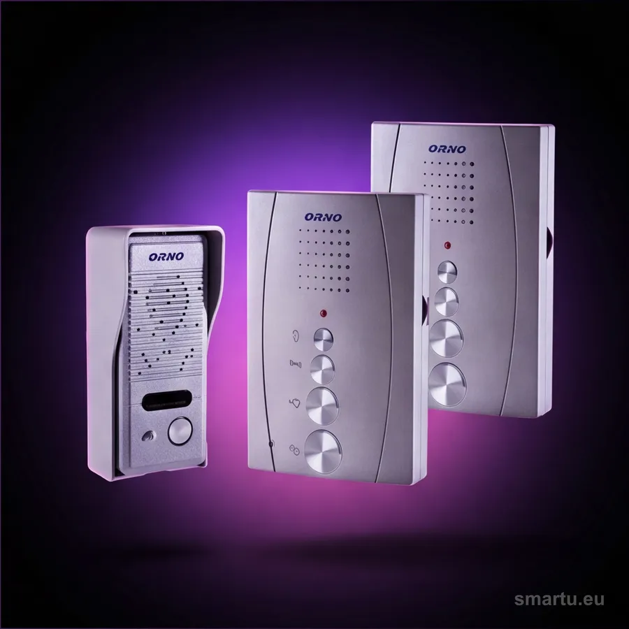 ORNO OR-DOM-RE-920/G domofon głośnomówiący grafit, 2 unifony, interkom, sterowanie 2 wejść, bez słuchawki ORNO OR-DOM-RE-920/G domofon głośnomówiący grafit, 2 unifony, interkom, sterowanie 2 wejść, bez słuchawki
