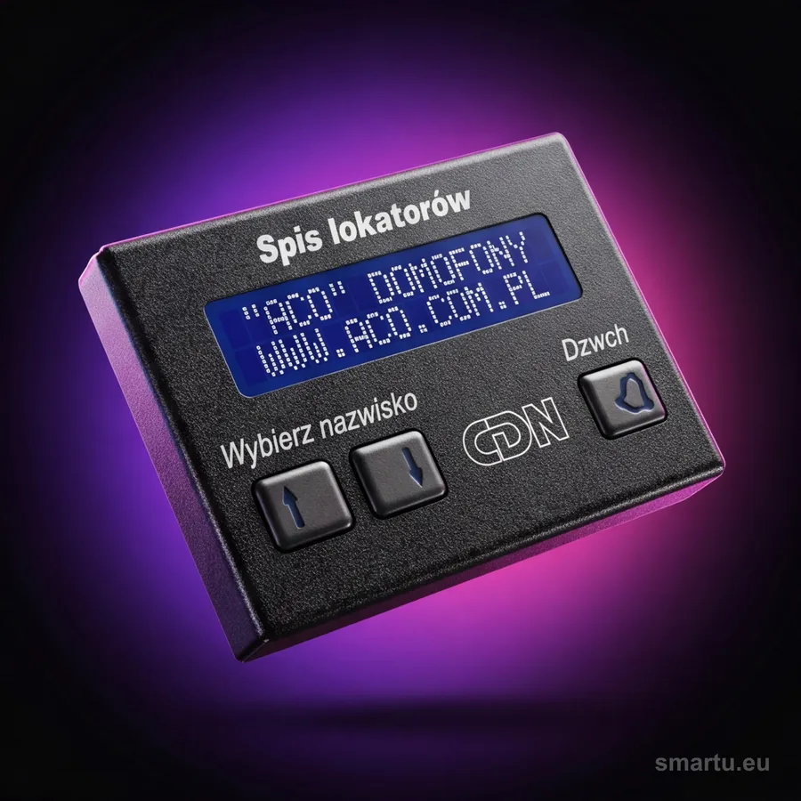 ACO CDN-230E GR Elektroniczny spis lokatorów grafit