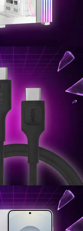 Kabel Green Cell USB-C-USB-C PowerStream 100W oplot 1,2m czarny — zdjęcie główne, smartu.eu Kabel Green Cell USB-C-USB-C PowerStream 100W oplot 1,2m czarny — zdjęcie główne, smartu.eu