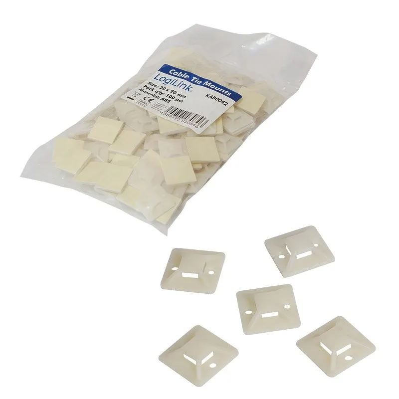 LogiLink Samoprzylepne mocowania do opasek kablowych — zdjęcie producenta LogiLink Samoprzylepne mocowania do opasek kablowych — zdjęcie producenta