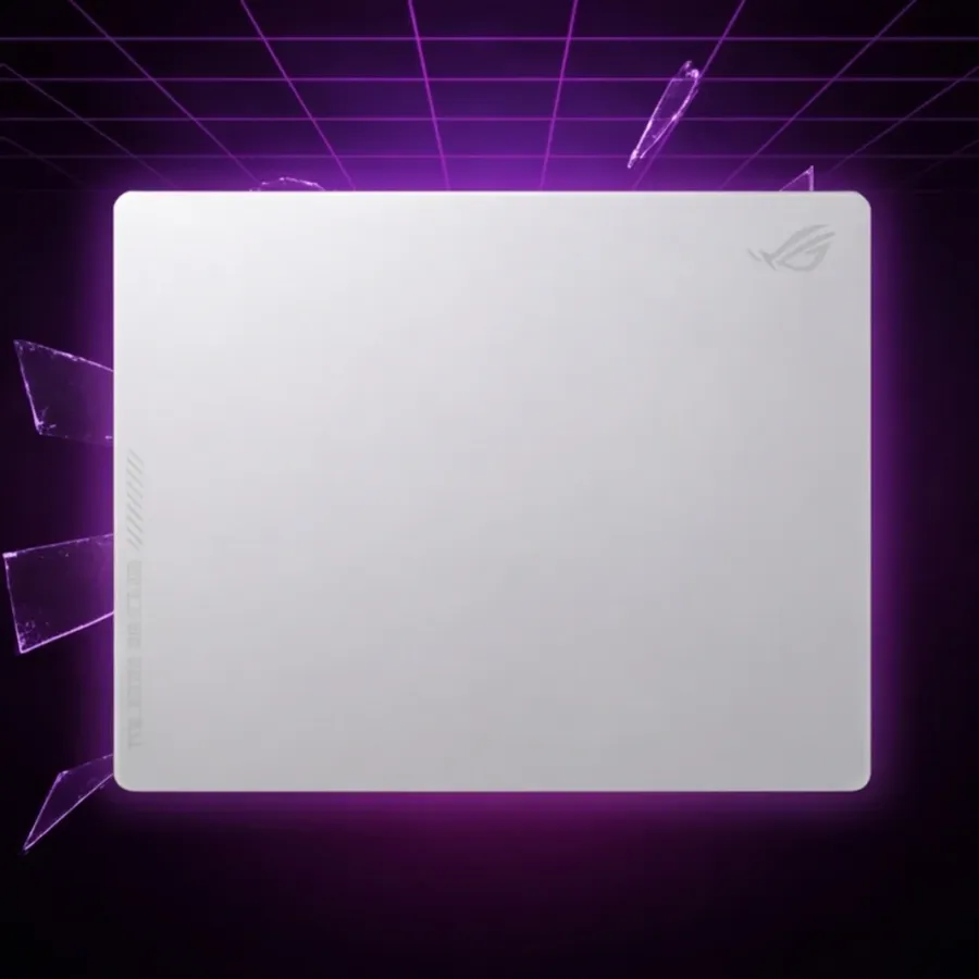Podkładka Asus ROG Moonstone Ace Glass 500x400 mm Biała — zdjęcie główne, smartu.eu Podkładka Asus ROG Moonstone Ace Glass 500x400 mm Biała — zdjęcie główne, smartu.eu