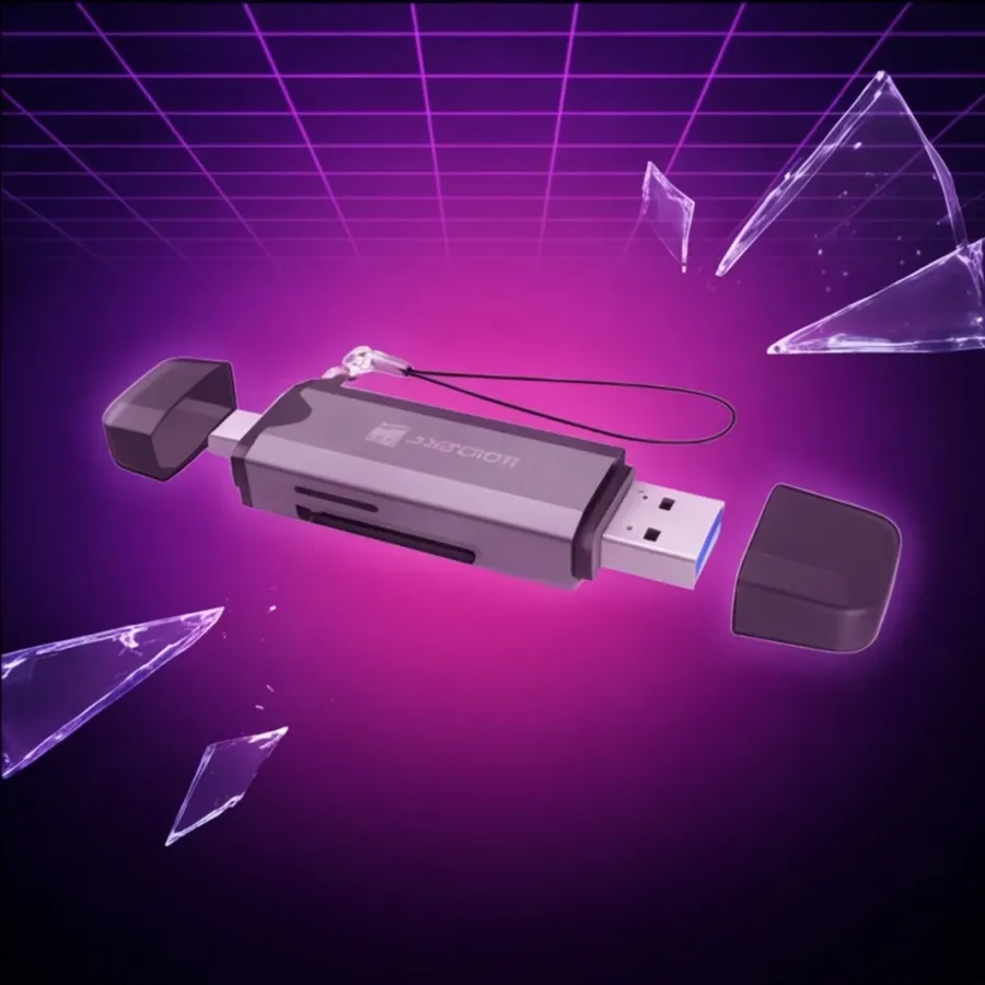 Natec Czytnik kart Scarab 3 USB A/C SD/MICRO USB 3.1 Gen 11 — zdjęcie główne, smartu.eu Natec Czytnik kart Scarab 3 USB A/C SD/MICRO USB 3.1 Gen 11 — zdjęcie główne, smartu.eu