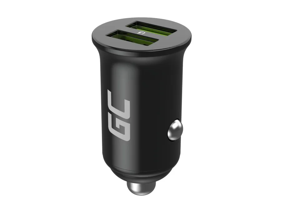Ładowarka Green Cell samochodowa GC PowerRide Nano36 36W 6A 2x USB-A — zdjęcie producenta Ładowarka Green Cell samochodowa GC PowerRide Nano36 36W 6A 2x USB-A — zdjęcie producenta