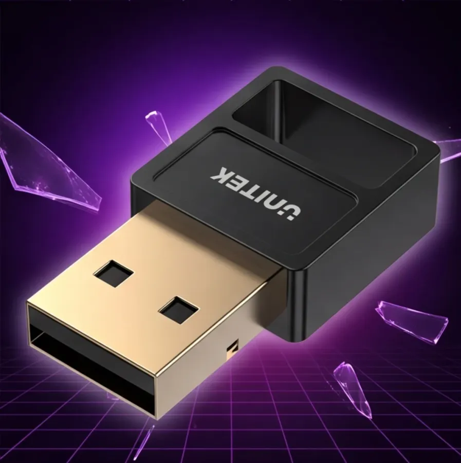 Adapter Unitek Bluetooth 5.3 BLE, USB-A, EDR, 30m, CZARNY;B105B — zdjęcie główne, smartu.eu Adapter Unitek Bluetooth 5.3 BLE, USB-A, EDR, 30m, CZARNY;B105B — zdjęcie główne, smartu.eu
